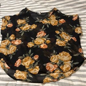 Black shear top size m